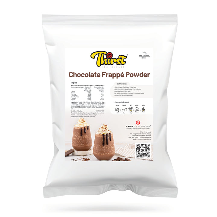 Thirst - Chocolate Frappe Powder - 1kg – Thirst Beverages